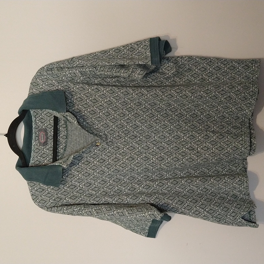 Green lozenge polo